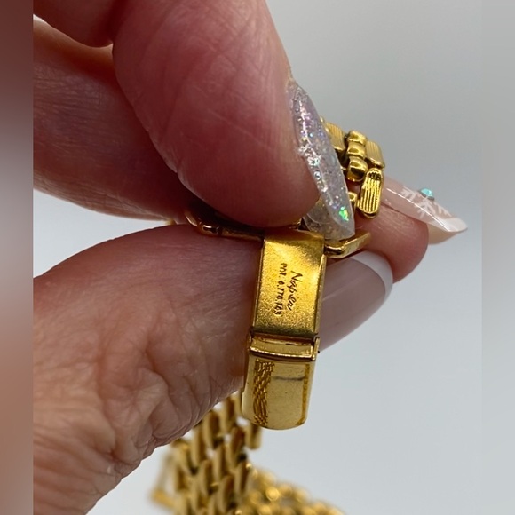 Napier Watch Band Bracelet (Susan Caplan Rediscovered) 1980’s - Picture 11 of 12